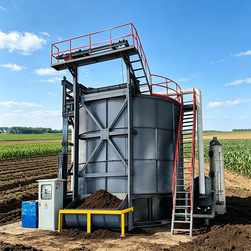 220m3 Extra Large Vertical Organic Fertilizer