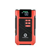 Démarreur de voiture multifonction 4 en 1 portable 10000mAh 120W ABS avec pompe à air, batterie externe, lampe torche et lumière d'urgence