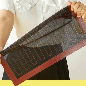 Custom Reusable Silicone Mats Non-Slip Eclair Baking <b>Sheets</b> Low Moq Perforated Pastry Tools - Product Image 2
