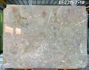 Marbre naturel Breccia Rosata du jardin Monet |   Patchs de tissu vert <span class=keywords><strong>sauge</strong></span> mat et rose blush |   pour les murs, les sols, les comptoirs - Product Image 1