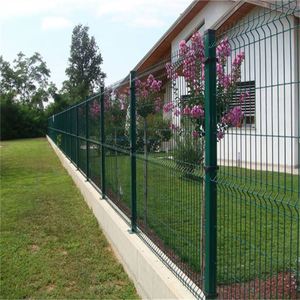 Panneau de clôture en treillis métallique <span class=keywords><strong>rigide</strong></span> 3D à faible coût, galvanisé à chaud, pour barrière temporaire de contrôle des foules lors d'événements - Product Image 3