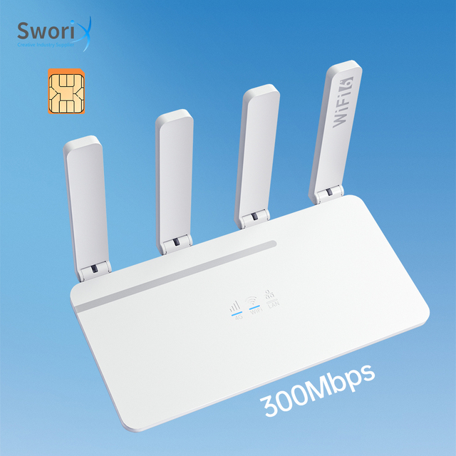 LTE 4G Wifi Router 4G Wireless Wifi Mobile Hotspot Wi-fi Router With Sim Card Slot