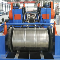 Machine de traitement de tôles métalliques à couple élevé, automatique, 380V, pour tôles d'acier de calibre lourd, avec ligne de bobinage de fûts en acier