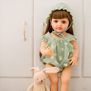 Muñeca <span class=keywords><strong>Reborn</strong></span> Popular de 22 Pulgadas, Muñeca <span class=keywords><strong>Reborn</strong></span> de Vinilo, Muñecas Bebé <span class=keywords><strong>Reborn</strong></span>, Juguetes para Niñas, Muñecas Bebé <span class=keywords><strong>Reborn</strong></span> de Silicona de 55 cm - Product Image 4