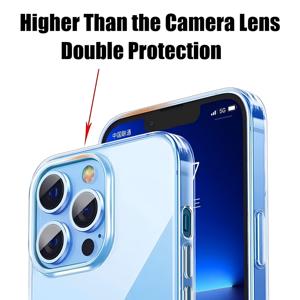 Fundas Transparentes para iPhone 15 Pro Max, 16 Plus, 17 Air, 17e, 16e, 14, <span class=keywords><strong>13</strong></span>, 12, de TPU Suave y Silicona, en Oferta - Product Image 5