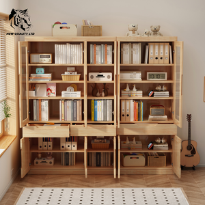 Meuble de salon en bois, bibliothèque de présentation, nouveau design, personnalisable, en stock, dropshipping, le moins cher pour usine de meubles - Product Image 2
