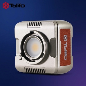 Kit d'éclairage vidéo LED COB RGB TOLIFO PL-40RGB 40W, portable, de la taille d'une paume, lumière de <span class=keywords><strong>photographie</strong></span> continue avec batterie intégrée - Product Image 1