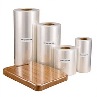 Fabricant en gros de film rétractable POF, largeur de rouleau personnalisée, livraison rapide, certifié ISO pour l'emballage des planches à découper en bois