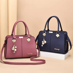 2026 Fashionable Women's New Elegant <b>Square</b> Shape Rhombus Pattern Zipper Closure Single-Shoulder Crossbody Handbag - Product Image 4
