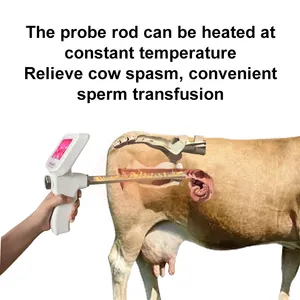 Video Insemination Gun For Animals / Dog Cow Horse Sheep Pet Veterinary Artificial Insemination Device Farm Equipment