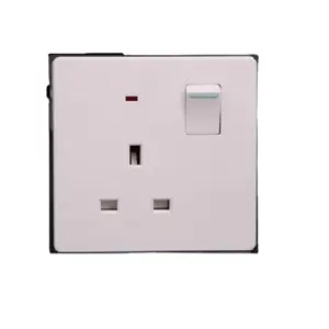 SASO CERTIFICATE double pole 13A socket with LED indicator