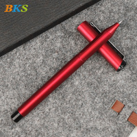 Stylo bille à roulement en plastique de luxe BKS Wholesale pour cadeaux d'affaires, 1,0 mm, avec logo personnalisé promotionnel