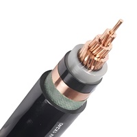 Cables de Potencia XLPE de Alta Tensión con Núcleo de Cobre YJV22 de 3x70mm, 3x95mm, 3x120mm para Ferrocarril Industrial, 10kV, 15kV, 36kV