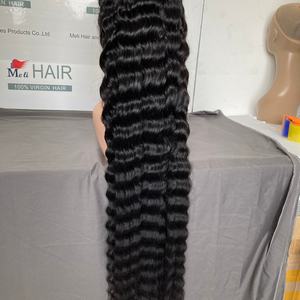 Cabello Brasileño de 32-40 Pulgadas de Largo, Ondulado Profundo, para Peluca, 150% de Densidad, Sin Enredos, Personalizable - Product Image 2