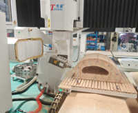 Mini-machine de fraisage et de gravure CNC à 5 axes pour le bois, petite machine de travail du bois massif à 5 axes