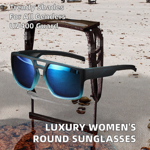 Custom Logo Unisex Luxury High Quality Tac <b>Square</b> <b>Sunglasses</b> OEM Vintage Trend Fashion UV400 PC Lenses - Product Image 4