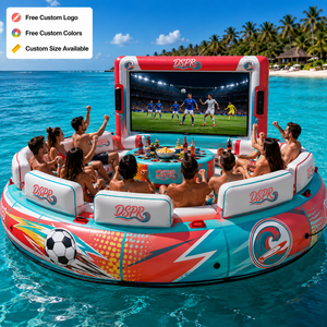 Sofá Flotante Personalizado para <span class=keywords><strong>Cine</strong></span> con Mini Bar, Respaldo y Soporte para Pantalla Grande, Ideal para Fiestas en Resorts de Playa y Negocios de Alquiler - Product Image 6