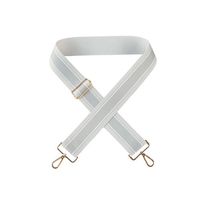 Sangle en toile 5 cm gris uni pour sac à main, accessoire pour sac - Product Image 2