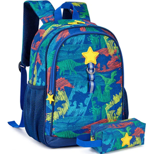 <span class=keywords><strong>Zaino</strong></span> mimetico con dinosauro per bambini, carino zainetto con pacco pranzo e astuccio per matite - Product Image 3