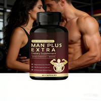 Capsules OEM Man Plus Extra, marque privée, complément énergétique pour hommes, stimulant de vitalité et de performance, pilules de bien-être