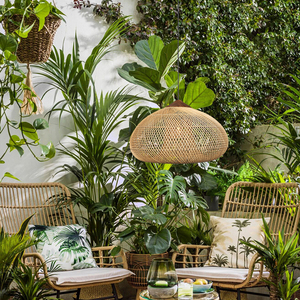Lampada wabi sabi 2024 in Rattan <span class=keywords><strong>paralume</strong></span> regolabile <span class=keywords><strong>Vintage</strong></span> fattoria lampadario <span class=keywords><strong>paralume</strong></span> per la decorazione domestica lampada di bambù per interni - Product Image 4