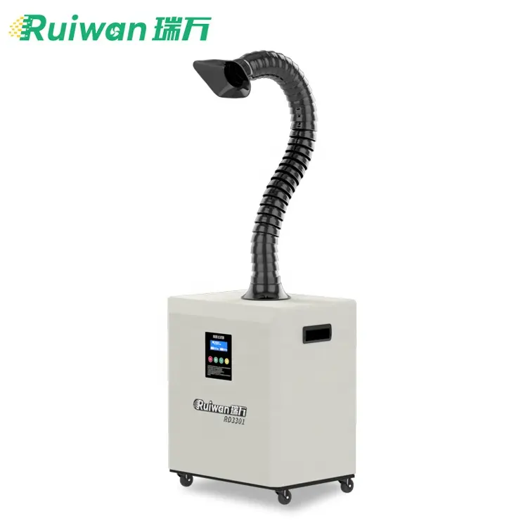Ruiwan RD3301 Otomatik Duman Çıkarıcı Taşınabilir Duman Lazer Filtre Temizleyici Toz