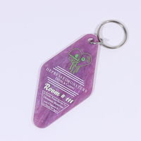 Porte-clés Rétro Élégant en Plastique Vigreat, Personnalisé avec Impression UV, Idéal pour Festivals, Cadeaux, Décoration de Sacs et de la Maison