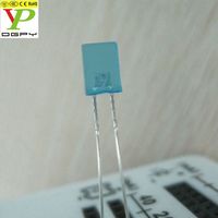 Expédition rapide d'usine Diode LED carrée 2x5x7mm Lentille claire/diffuse 2 broches à travers trou Voyant lumineux Rouge Vert Bleu Jaune Blanc