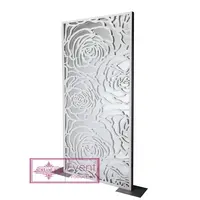 Customized Decorative Restaurant Room Partition Wall Divider with Stainless Steel