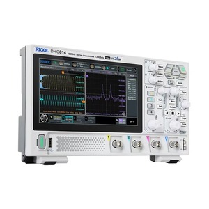 Oscilloscope numérique Rigol DHO814 100 MHz, haute résolution 12 bits, échantillonnage en temps réel 1,25 Gsa/s, kit 4 canaux, écran tactile UltraHD - Product Image 2