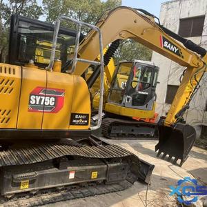 中国ブランド三一重工（Sany）製掘削機SY75Cブルドーザーバガー<span class=keywords><strong>7t</strong></span>土木機械ミニショベルSY75在庫あり - Product Image 4