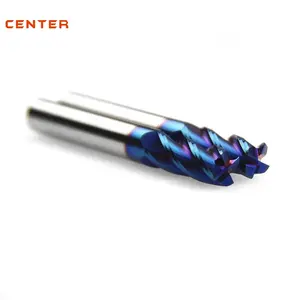 Carbide high hardness metric and inch sized end mill cutters