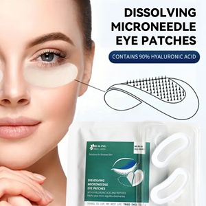 Parches de Microagujas Solubles con Ácido Hialurónico <span class=keywords><strong>para</strong></span> <span class=keywords><strong>el</strong></span> Contorno de Ojos, Antiarrugas, con Logotipo Personalizado al por Mayor - Product Image 2