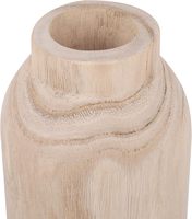 Fabricant fournit un vase en bois en forme de bouteille, décoration naturelle, 12, 10, 7 pouces, ensemble de 3 pièces