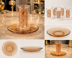 Set di Tazze da Tè in Vetro a Doppia Parete Personalizzate, Stile <span class=keywords><strong>Turco</strong></span> Ecologico, <span class=keywords><strong>Bicchieri</strong></span> da 90ml - Product Image 6