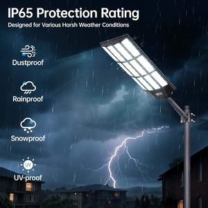Réverbère solaire économiseur d'énergie de la lumière IP65 de route solaire de la puissance élevée 2000W pour l'<span class=keywords><strong>application</strong></span> de stades de route - Product Image 3