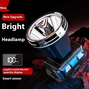 Linterna Frontal LED Recargable de Iones de Litio CITICITY Súper Brillante con Sensor, de Largo Alcance, para Emergencias, Pesca y Camping - Product Image 2