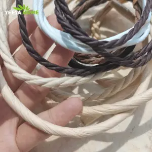 Водонепроницаемый ткацкий веревочный материал детская корзина хлопковая веревка ремесленный шнур датский бумажный шнур