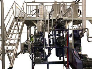 CSS-2-3 Acero inoxidable dos etapas 3m2 de alimentación y de camino corto máquina de destilación de aceite de <span class=keywords><strong>CBD</strong></span> de destilación - Product Image 3