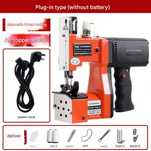 Máquina de Coser Portátil Manual Eléctrica Mini para Fábricas, Uso Doméstico e Industrial, Cerradora de Bolsas para Sellado de Sacos de Arroz Tejidos - Product Image 4