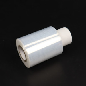 فيلم مطاطي صغير شفاف من Lldpe مع مقبض دوار وشريط مطاطي أسطواني محمول باليد - Product Image 6