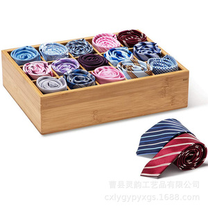 Boîte de rangement en bambou, plateau à fruits, couleur bois naturel, organisateur de bureau, taille personnalisable - Product Image 3