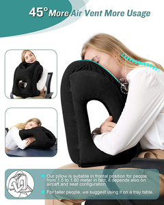 Best seller ergonomik çok kullanımlı 3in1 boyun desteği seyahat yastık, sızdırmaz şişme vücut yastığı sarılın kafalık yastık - Product Image 4
