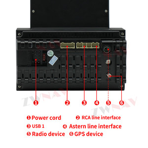 Autoradio Android 9.0, Double Din, écran tactile Vertical de 9.7 pouces, Navigation GPS, Wifi, BT, <span class=keywords><strong>RDS</strong></span> universel - Product Image 5