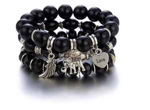 Pulsera de Aleación con Cuentas en Forma de Corazón <span class=keywords><strong>para</strong></span> Mujer, Diseño Más Reciente de <span class=keywords><strong>2022</strong></span>, Gran Venta - Product Image 3