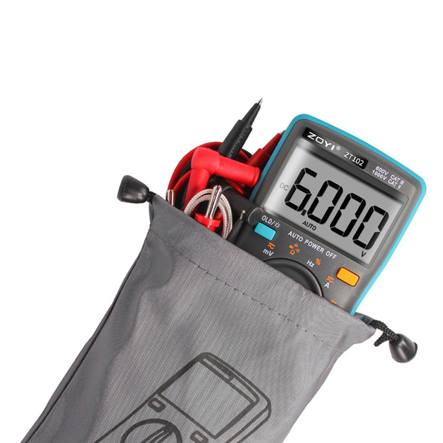 ZOYI TRMS 6000 Counts Multimeter Top Ranking Sale Auto-Ranging Volt Meter Ohmmeter Tester