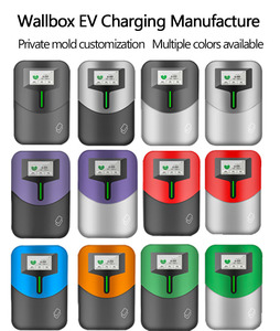 <span class=keywords><strong>Borne</strong></span> de recharge murale pour VE 7kW Type 2 32A intelligente OCPP avec contrôle par application RFID – Stations de charge rapide murales pour voitures <span class=keywords><strong>électrique</strong></span>s - Product Image 4