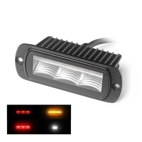 Nouveau feu arrière LED 12V avec lentille transparente voitures et camions bande de feu arrière rouge clignotant frein avertissement Position arrière