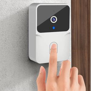 Hot bán M6 ánh sáng ban đêm kép cách liên lạc máy ảnh an toàn chuông cửa nhà khách sạn Wifi chuông cửa ứng dụng điều khiển tầm nhìn ban đêm - Product Image 1