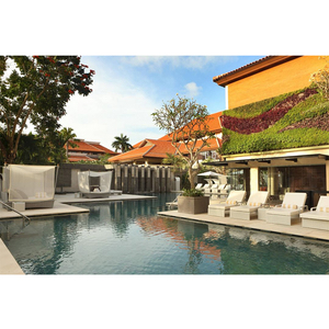 Vendita calda della fabbrica di buona qualità coperta all'aperto corda da giardino <span class=keywords><strong>Vintage</strong></span> Rattan rotondo <span class=keywords><strong>lettino</strong></span> francese con baldacchino - Product Image 4